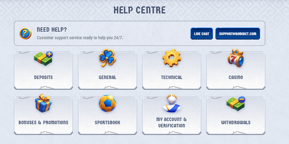 romibet_casino_support